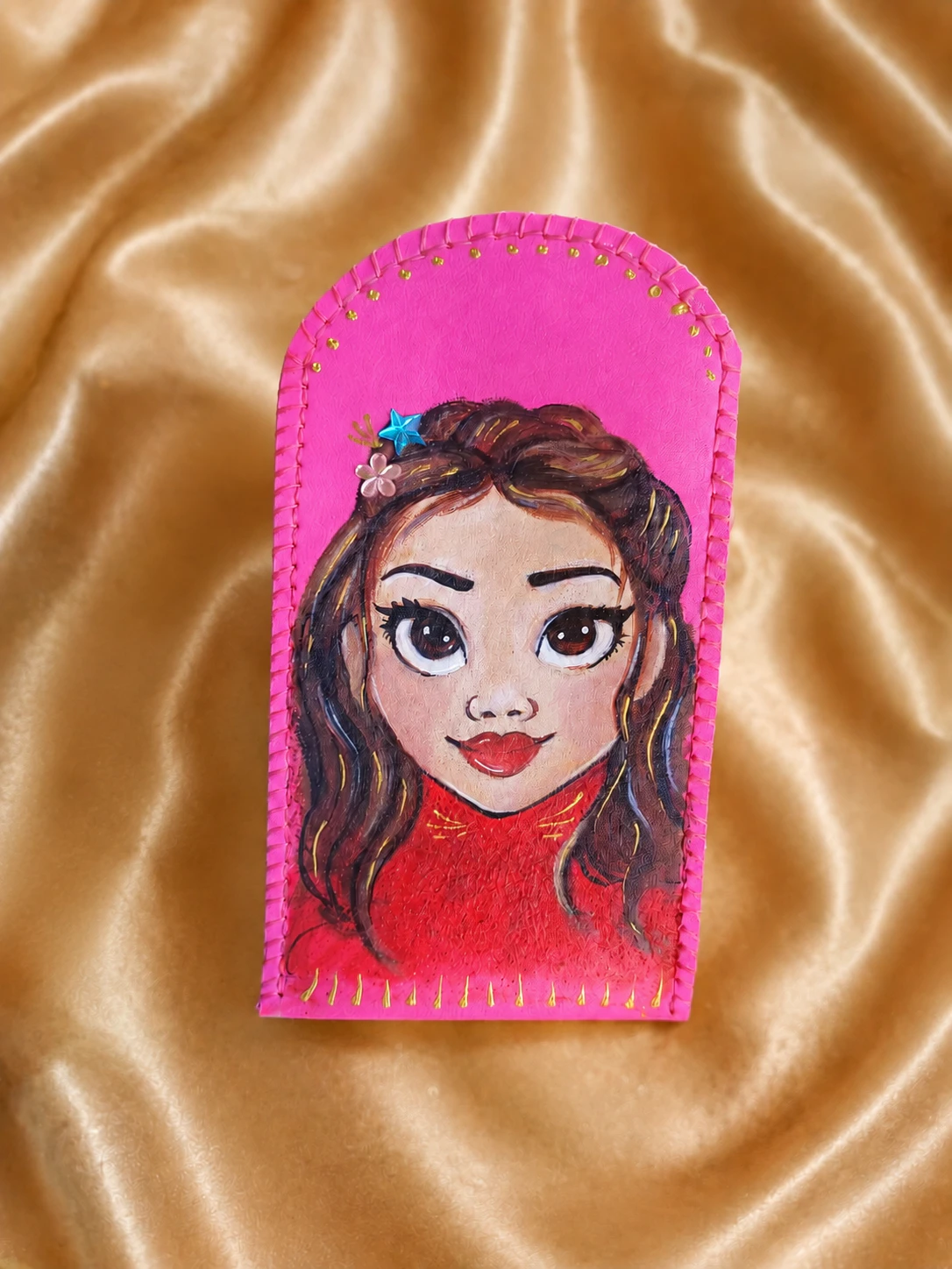 Personalized Hand-Painted Crossbody Bag