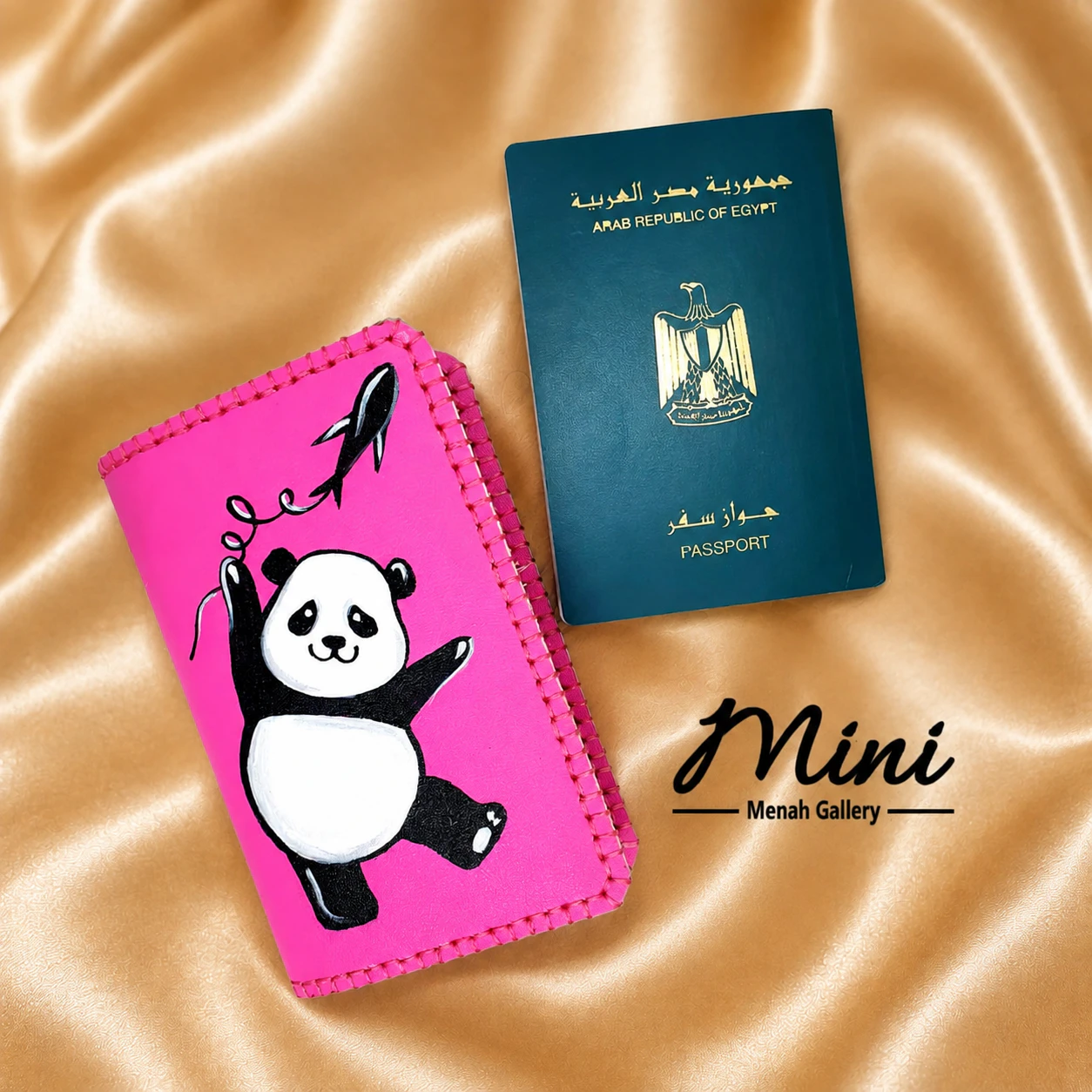 Personalized Leather Passport Holder